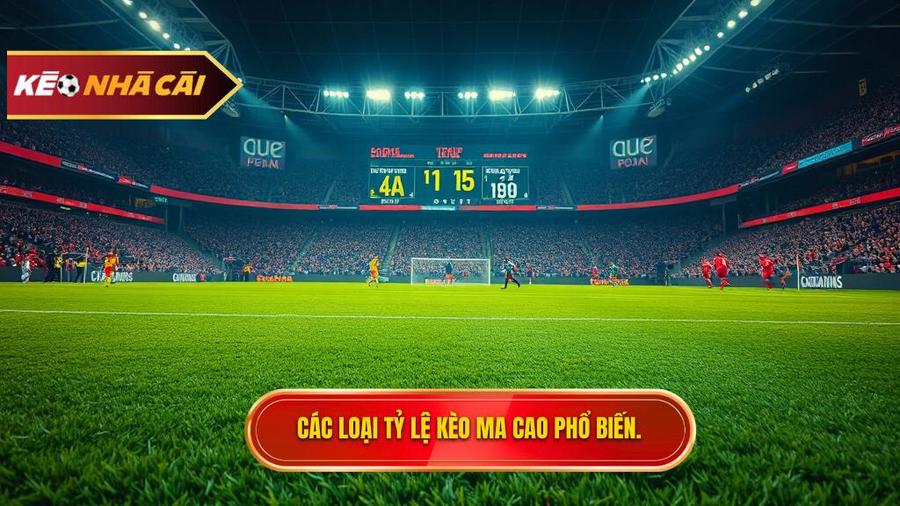 Các loại tỷ lệ phổ biến trong kèo bóng đá Ma Cao