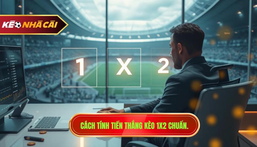 Cách tính tiền thắng kèo 1x2 chuẩn.